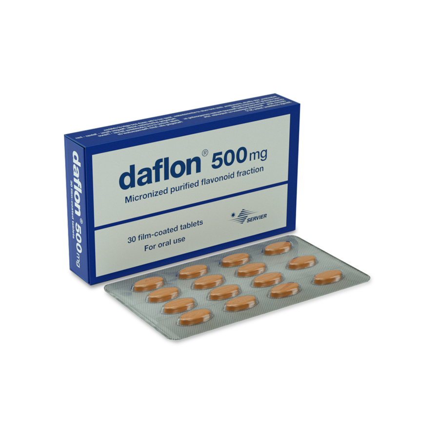 Daflon film-coated tablets 500mg